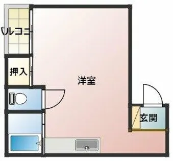 土谷ビル【302号室】の間取り