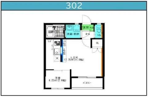 プラヴィーダ【3階】の間取り