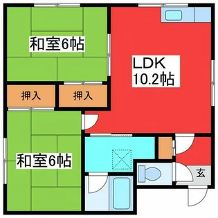 佐々木ハイツ【2階】の間取り