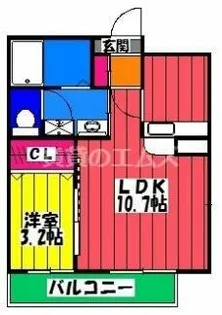 エスペランサ大橋【6階】の間取り
