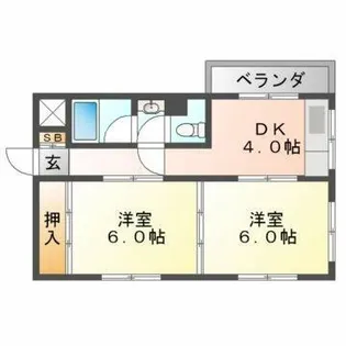 大阪府大阪市東淀川区豊里2丁目【マンション】の間取り