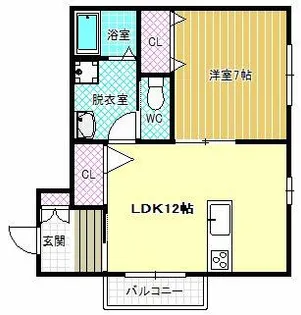 Plenus恵我之荘【1階】の間取り