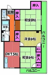 道井ビル【301号室】の間取り