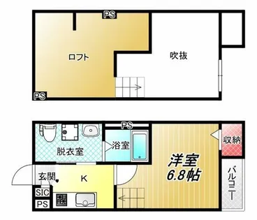 シーニュ金岡【1階】の間取り