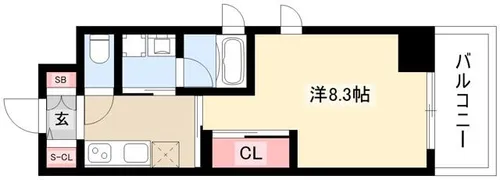 FELICE【9階】の間取り