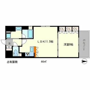 リーガル京都聖護院【5階】の間取り