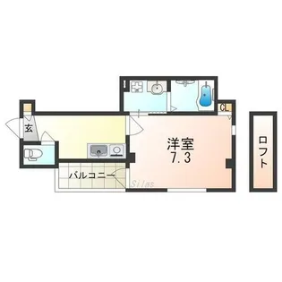 エヌエムディズユイット【4階】の間取り