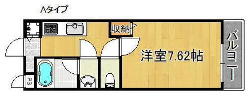 レジデンスK.I【1階】の間取り