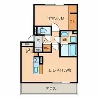 ウイングS Ⅲ【2階】の間取り