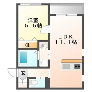 フレシール【1階】の間取り