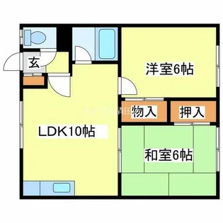 桑島マンションB【105号室】の間取り