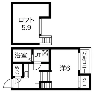 BLUE GARDEN【101号室】の間取り