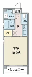 BROWNIE【205号室】の間取り