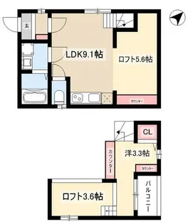 Velo Komotohonmachi(ヴェロ コモトホンマチ)【101号室】の間取り