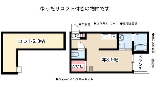 サクセスパートナー【103号室】の間取り