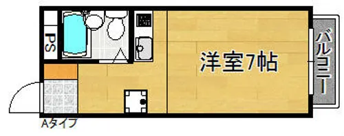 プチメゾン・スール【2階】の間取り