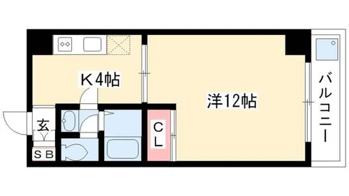 コンフォート山花【301号室】の間取り