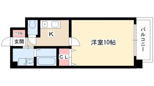 パークハイツ元八事【1階】の間取り