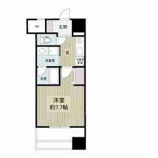 レジディア久屋大通【2階】の間取り