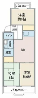 第一早川ビル【D-1号室】の間取り