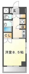 ボヌワールスガノ【401号室】の間取り