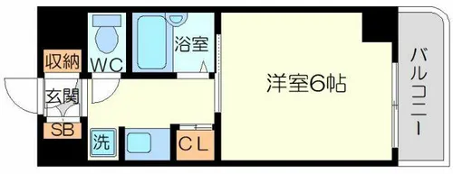 ポルテ56マンション【607号室】の間取り