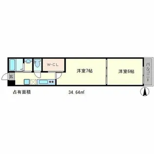 La Fite SHOGOIN【1階】の間取り