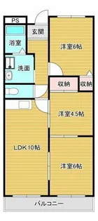 アプティ3番館【3階】の間取り
