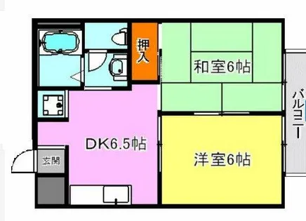 ローズシャトレ王塚台【1階】の間取り