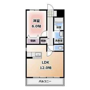 フォンテーヌ峯Ⅱ【1階】の間取り