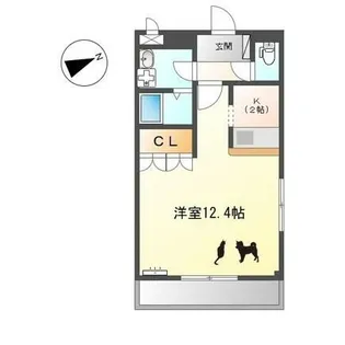 コンフォースⅢ【1階】の間取り