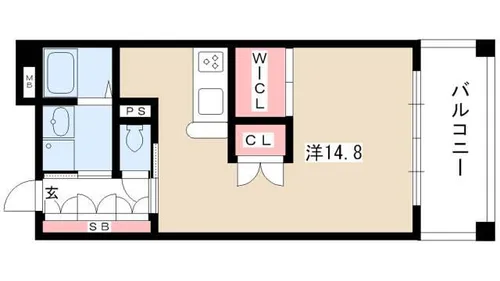 パークアクシス白壁【1階】の間取り