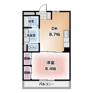 グッドウィング【103号室】の間取り