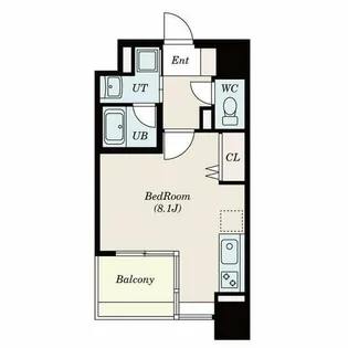 1Rの間取り画像