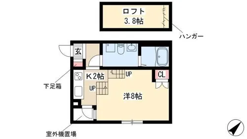 REX新栄【303号室】の間取り