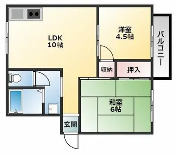 マウントハイツ【2階】の間取り