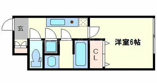 高塚ハウス【1階】の間取り