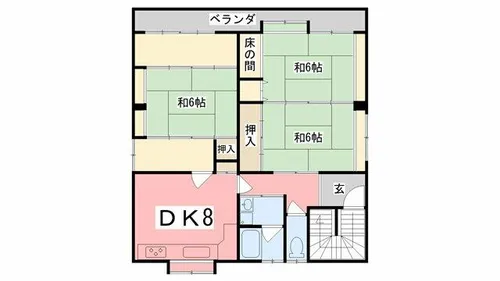 兵庫県西脇市和布町【一戸建】の間取り