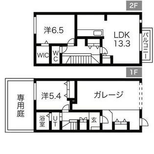 兵庫県姫路市井ノ口【テラスハウス】の間取り