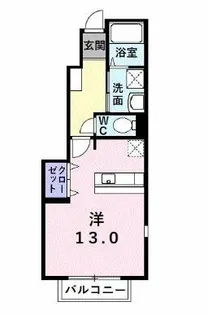 アイリィービュー【1階】の間取り