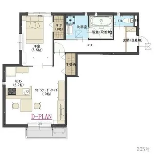 グランディール【2階】の間取り