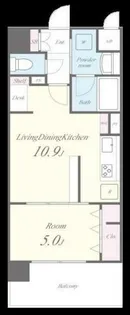 クロスフロント十二所線【7階】の間取り