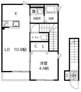 レガーロ阿保イースト【2階】の間取り