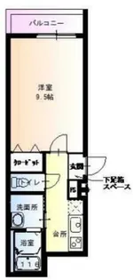 大阪府大阪市住吉区遠里小野3丁目【アパート】の間取り
