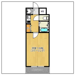 リファレンス東公園II【608号室】の間取り