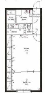 クレストタップ名古屋ウエスト【1階】の間取り
