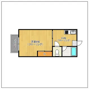 サンシティハイツ【202号室】の間取り