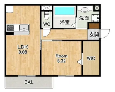 Elegrantia【1階】の間取り