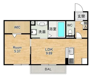 Elegrantia【2階】の間取り