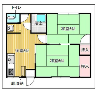 治美荘【101号室】の間取り